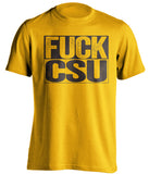 fuck csu gold shirt uncensored wyoming fans