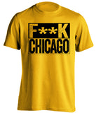 fuck chicago fire columbus crew gold shirt censored