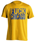 fuck chicago blackhawks st louis blues gold shirt uncensored