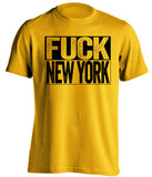 fuck new york steelers penguins fan gold shirt uncensored