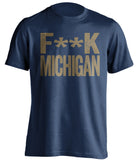 notre dame tshirt fuck michigan