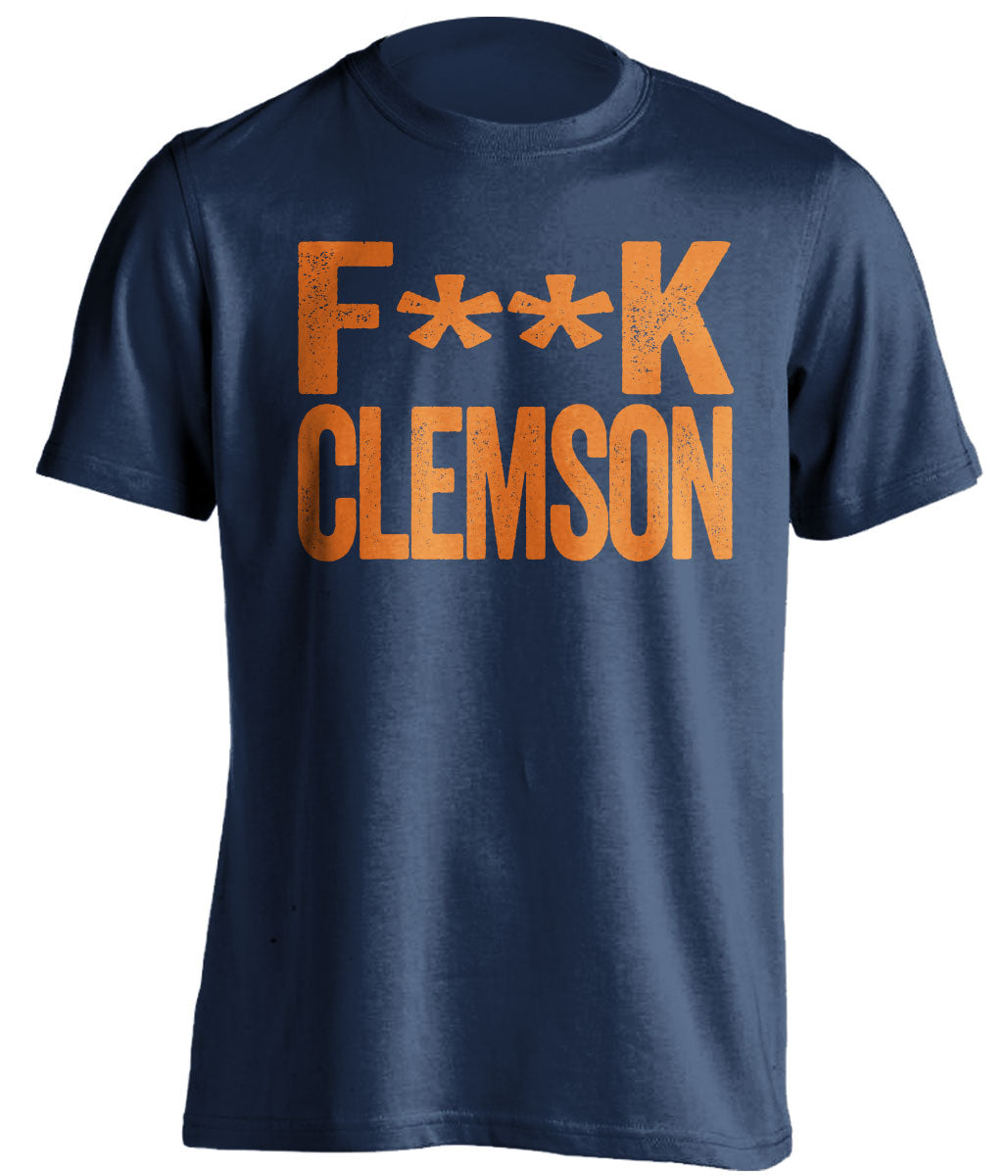 fuck clemson tigers blue shirt syracuse fan censored