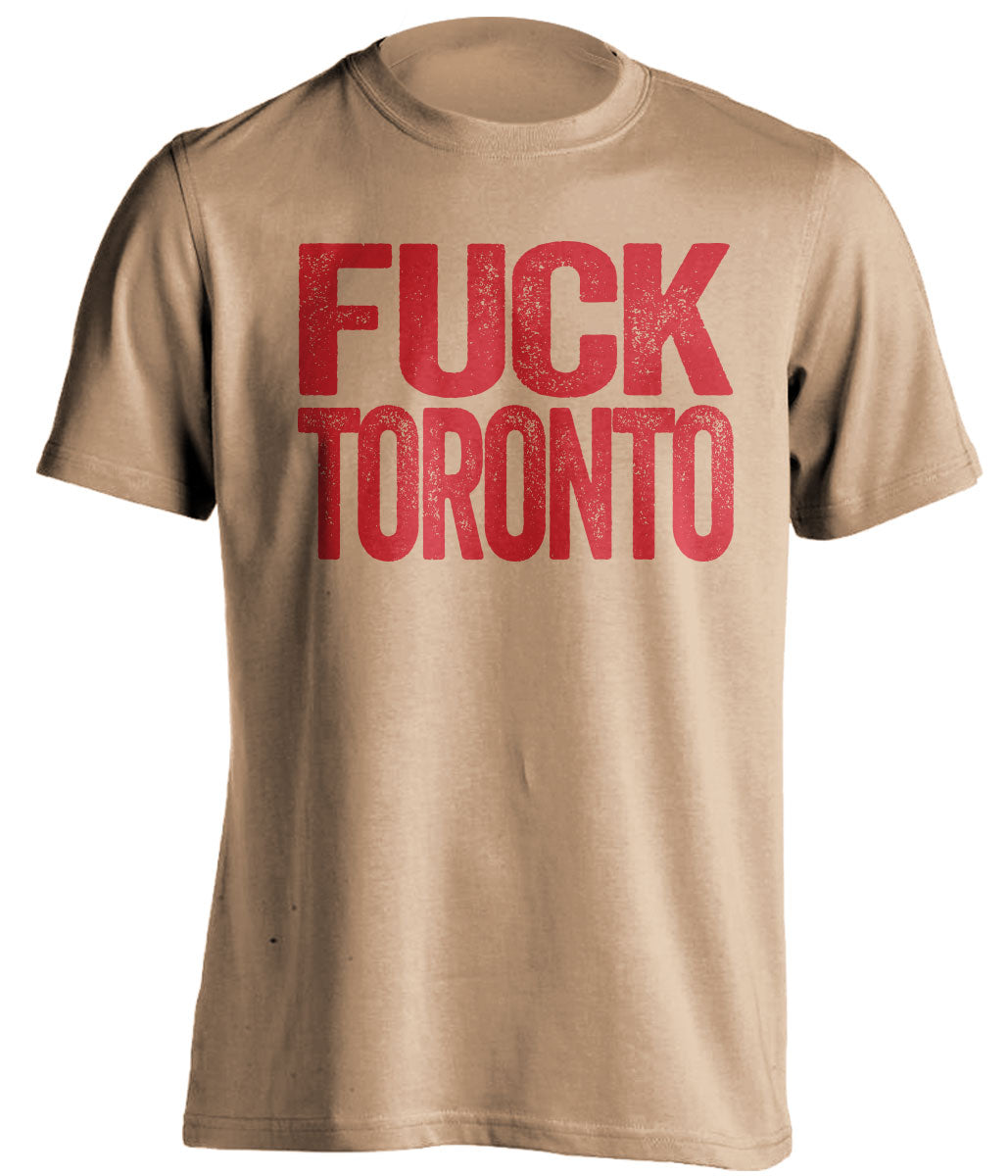 fuck toronto leafs ottawa senators gold tshirt uncensored