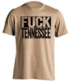 fuck tennessee vols vandy vanderbilt commodores old gold shirt uncensored