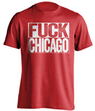 fuck chicago cardinals red wings red shirt uncensored
