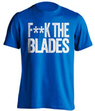 F**K THE BLADES Sheffield Owls blue TShirt