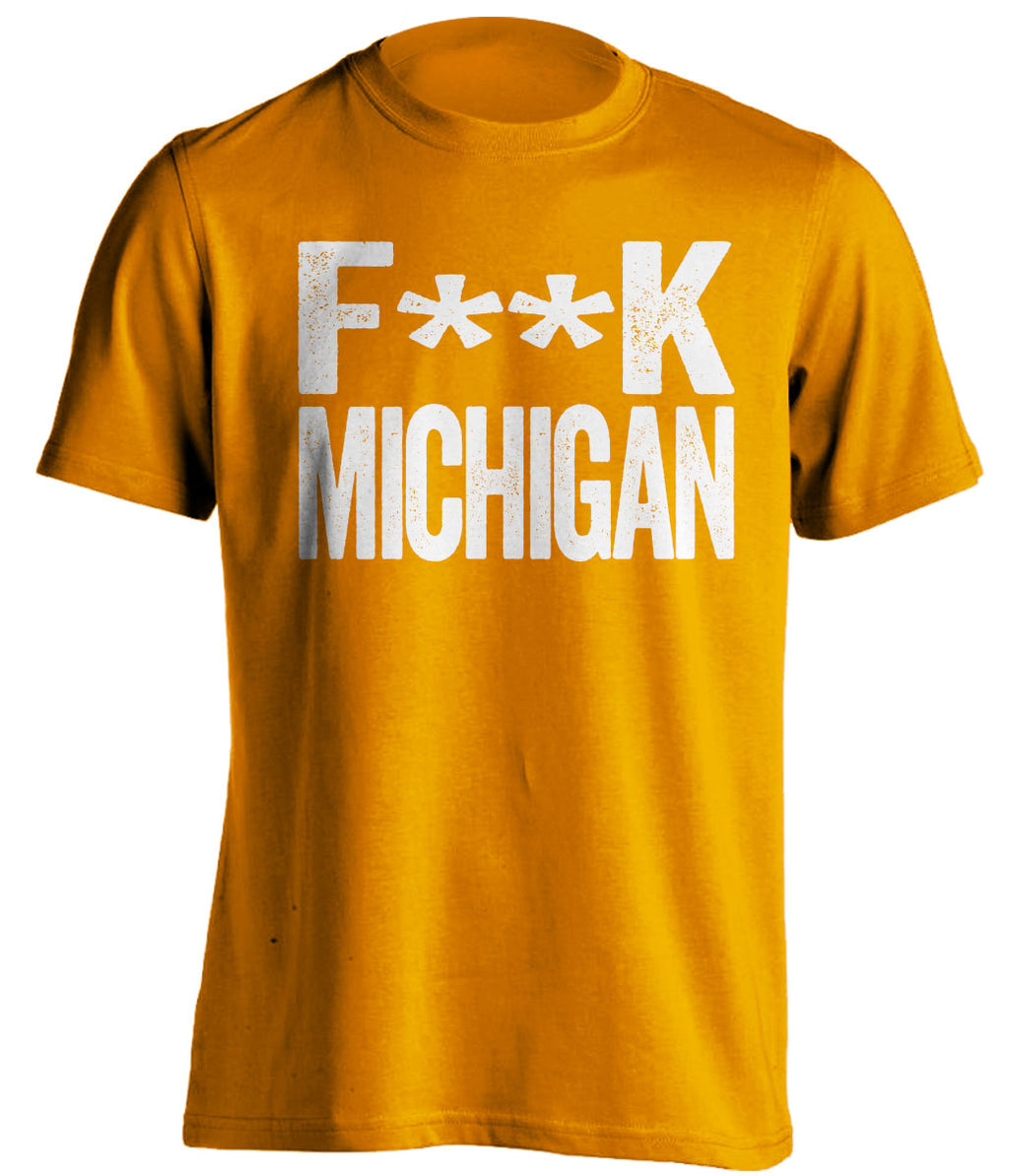 tenn volunteers shirt fuck michigan