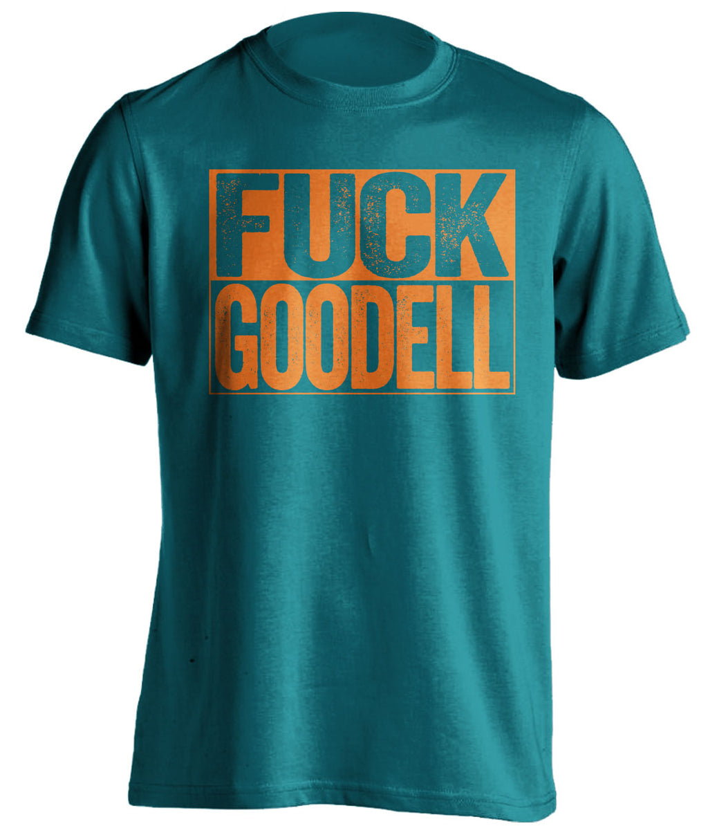 fuck roger goodell uncensored teal shirt miami dolphins fan