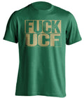 fuck ucf uncensored green shirt for usf bulls fans