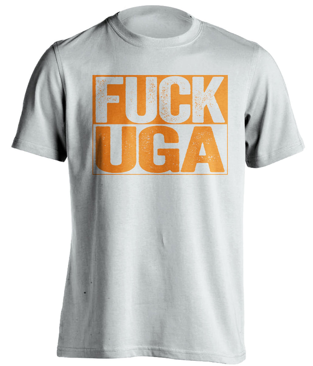 fuck uga uncensored white shirt for vols fans