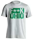 fuck ohio censored white shirt for marshall fans