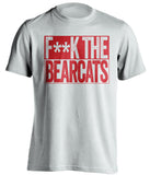 fuck the bearcats censored white shirt UM redhawks fan