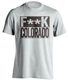 fuck colorado csu cu wyoming cowboys white box censored