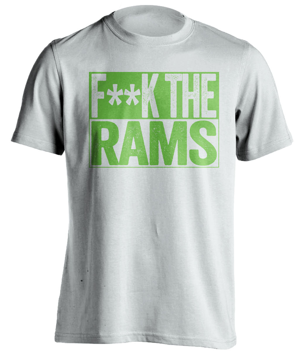 fuck the rams censored white shirt seattle seahawks fan
