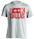 fuck dallas mavericks houston rockets miami heat white shirt censored