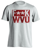 fuck wvu virginia tech hokies white shirt censored