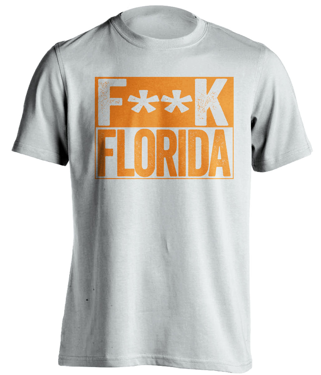 fuck florida gators tennessee white shirt censored