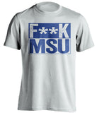 fuck msu pitt pittsburgh panthers white shirt censored