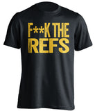 fuck the refs steelers fan black shirt censored