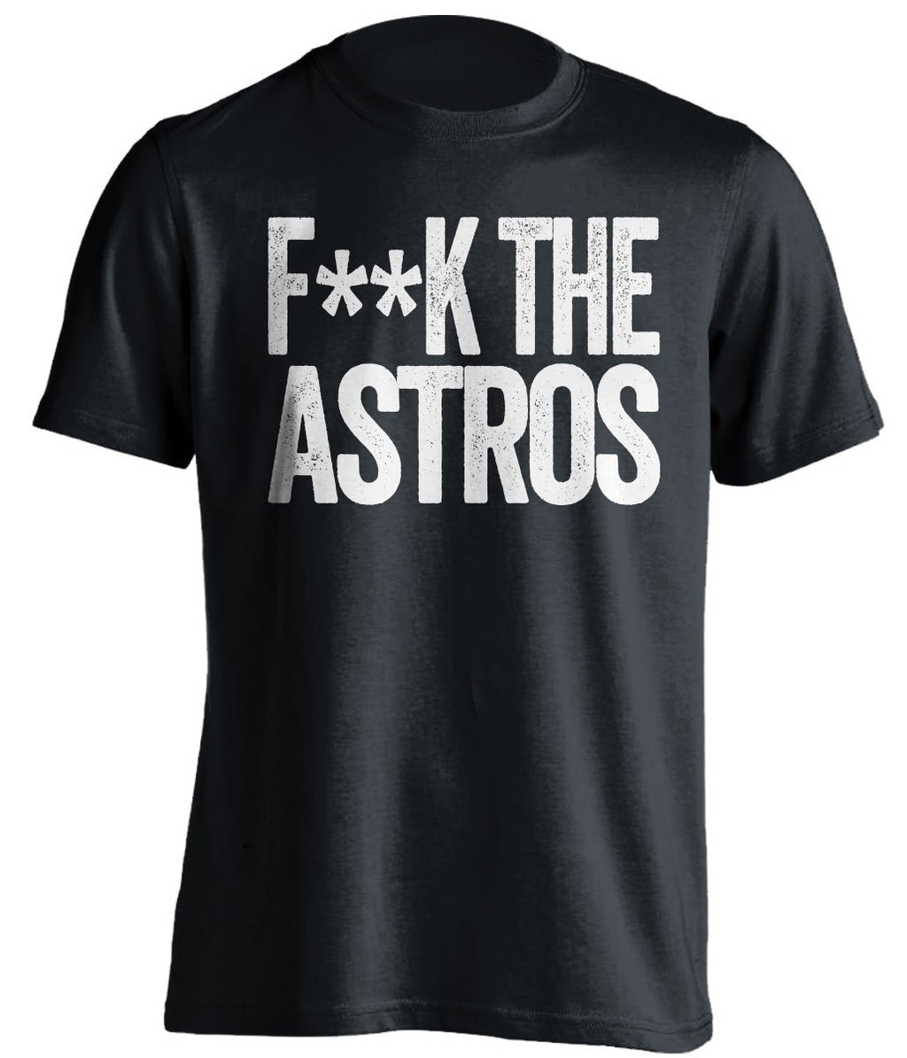 yankees fan shirt black fuck the astros censored