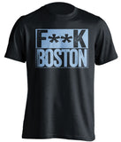 fuck boston censored black shirt maine bears fans