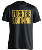 fuck the lightning black and gold tshirt uncensored