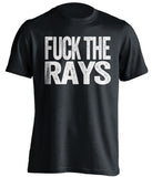 fuck the rays uncensored black tshirt for yankees fans