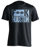 fuck houston texans tennessee titans black shirt censored