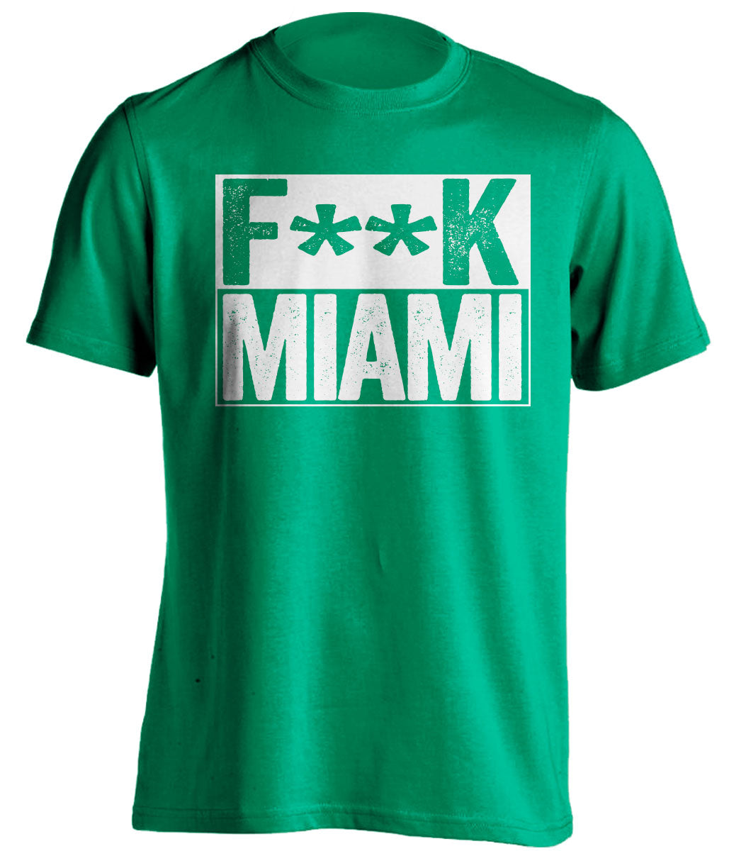 fuck the heat boston basketball nba tee
