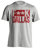 fuck dallas cowboys washington redskins commanders grey shirt censored