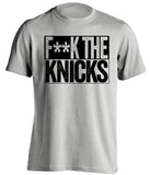 fuck the knicks brooklyn nets censored grey shirt