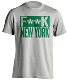 fuck new york philadelphia eagles fan grey shirt censored