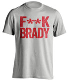 fuck brady kc chiefs grey censored shirt