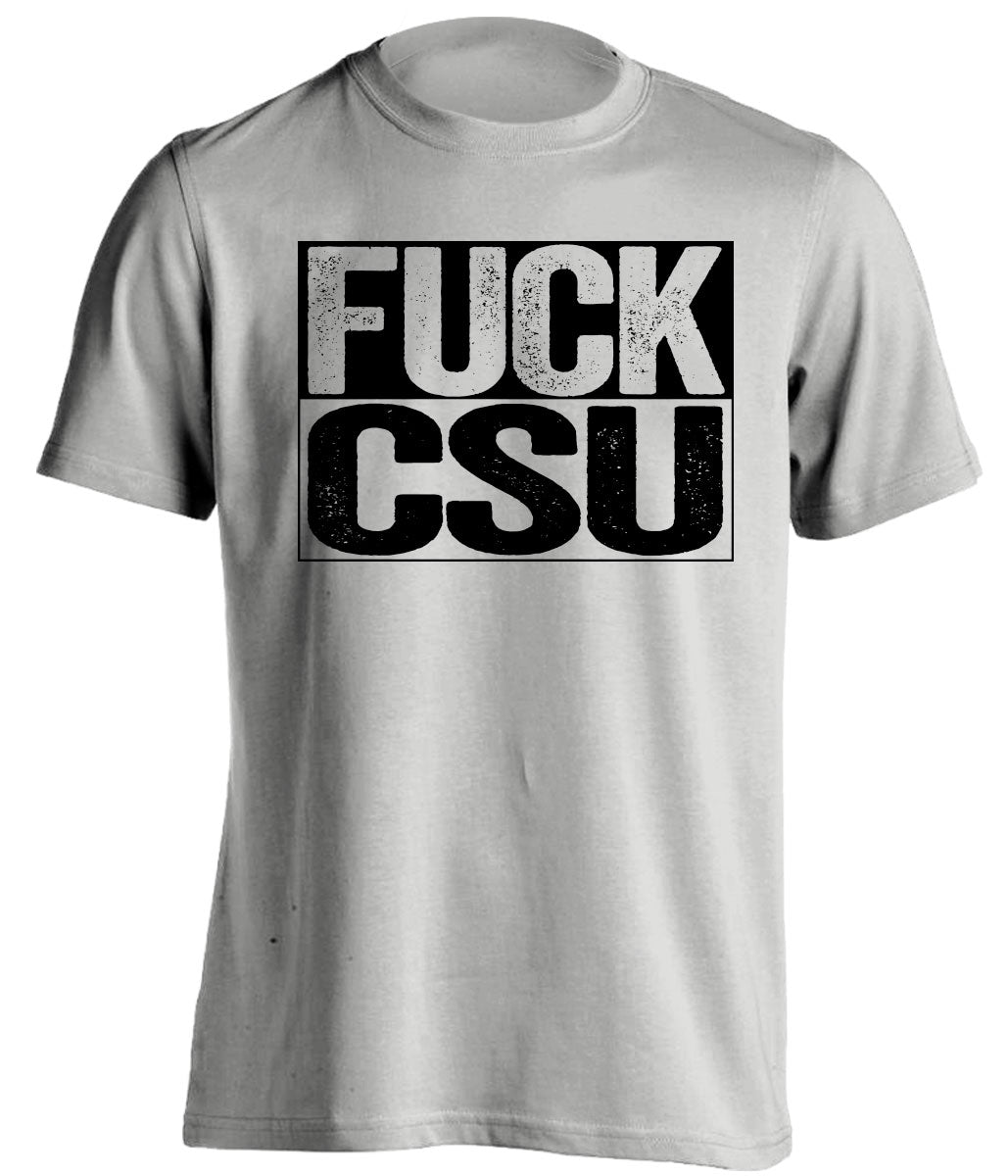 fuck csu uncensored grey shirt CU buffs fan