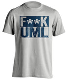 fuck uml lowell merrimack warriors grey shirt censored