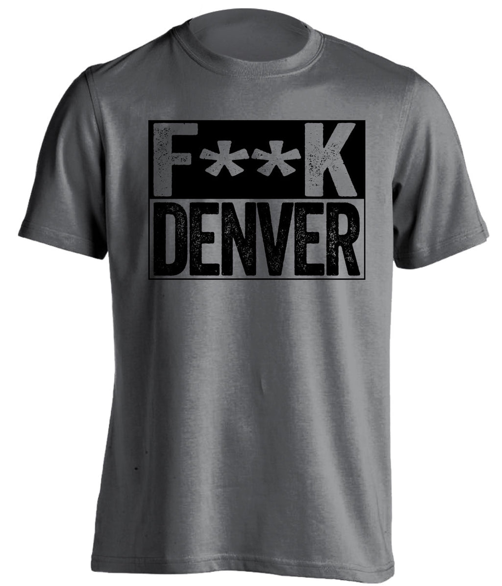 fuck denver broncos oakland raiders grey shirt censored
