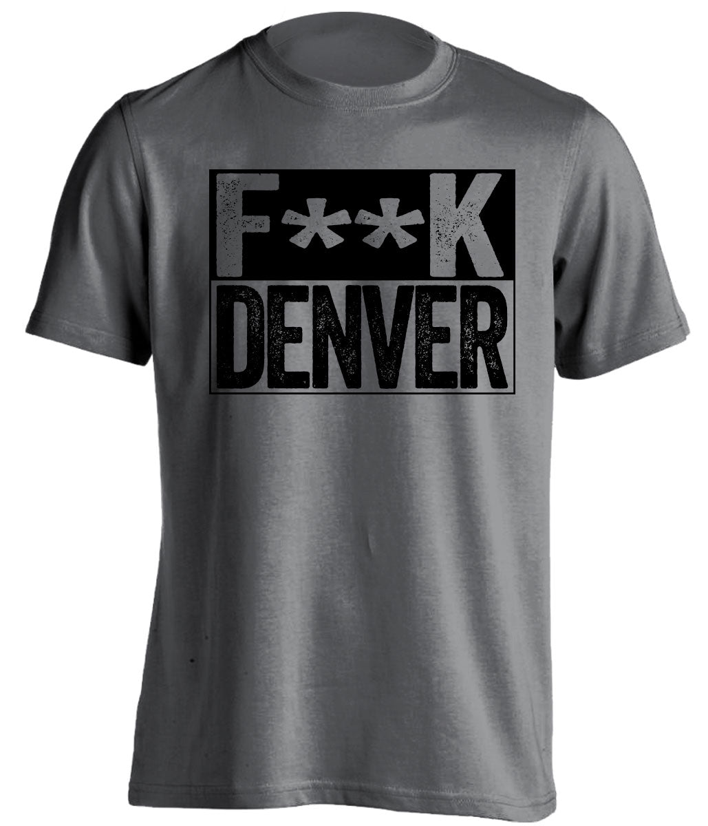fuck denver broncos oakland raiders grey shirt censored