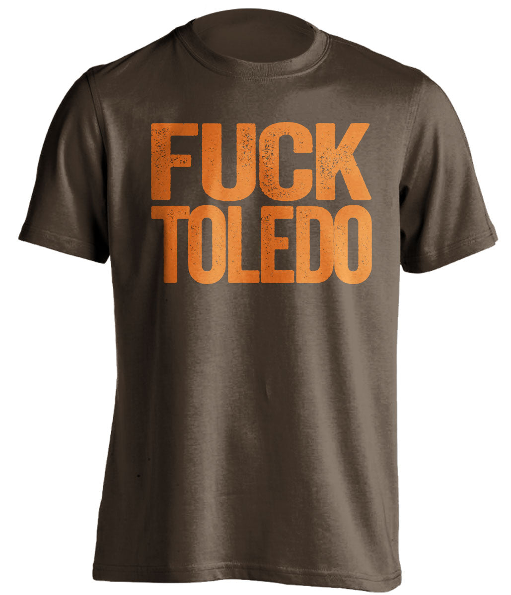 FUCK TOLEDO - Bowling Green Falcons Fan T-Shirt - Text Design - Beef Shirts