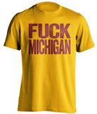 minnesota golden gophers football fuck michigan rivalry