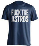 yankees fan shirt blue fuck the astros uncensored