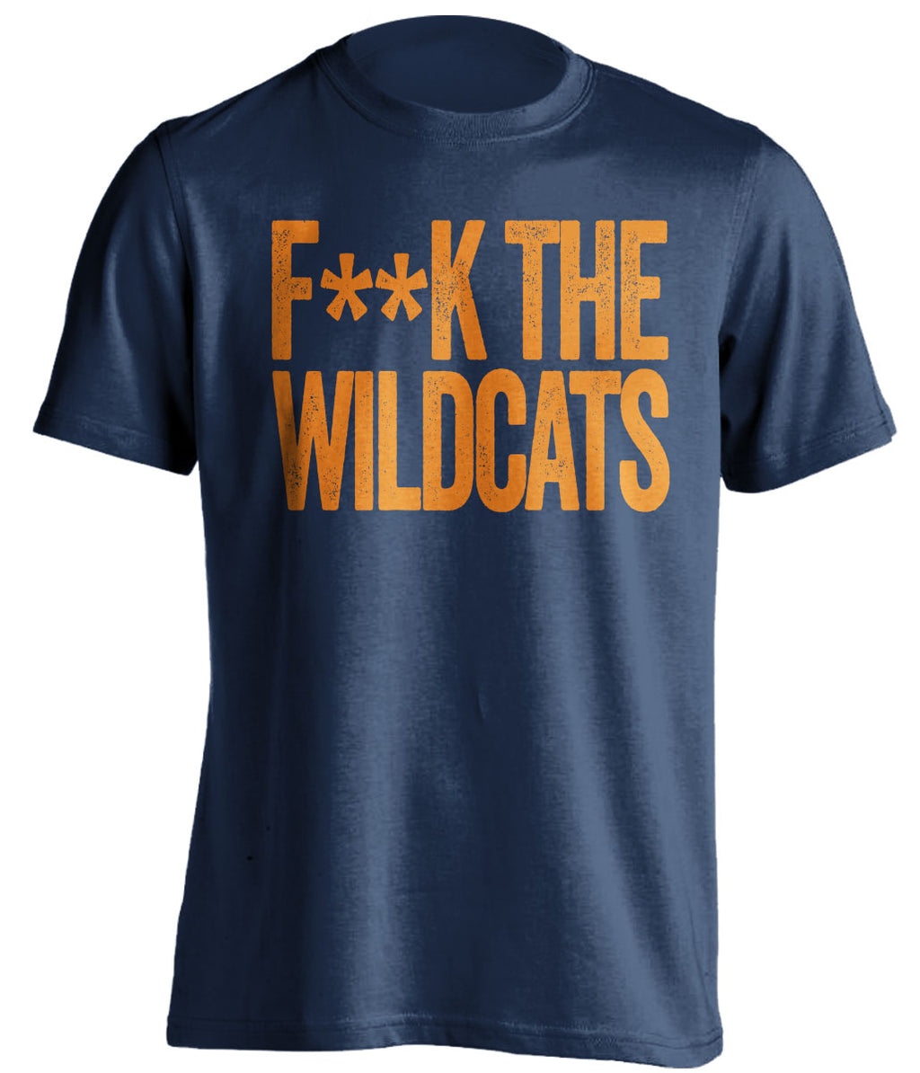 fuck the wildcats illinois university fan shirt
