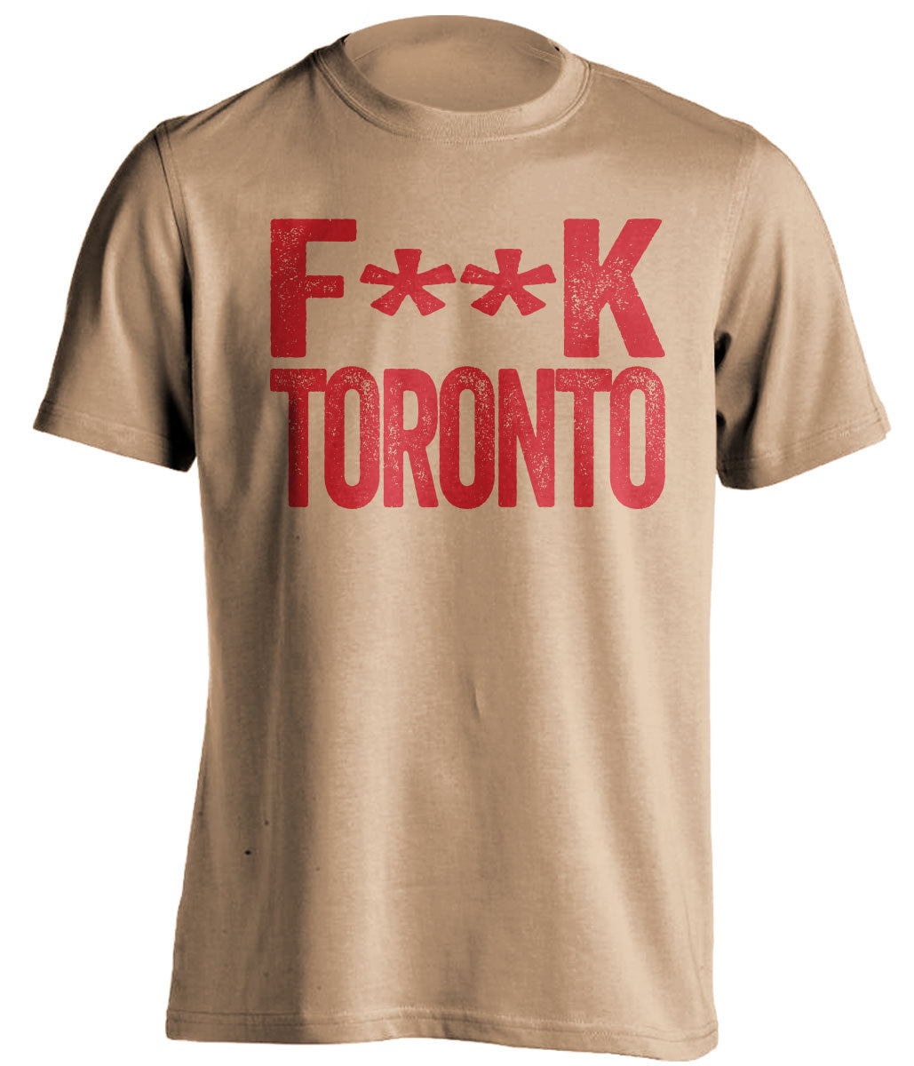 fuck toronto leafs ottawa senators gold tshirt censored