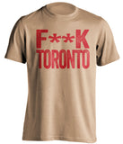 fuck toronto leafs ottawa senators gold tshirt censored