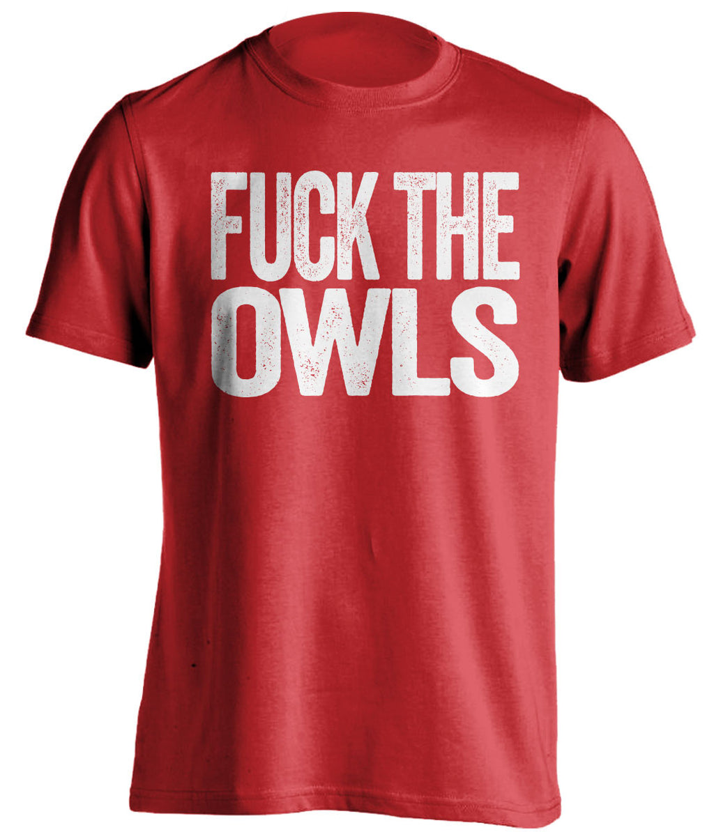 FUCK THE OWLS SUFC red TShirt