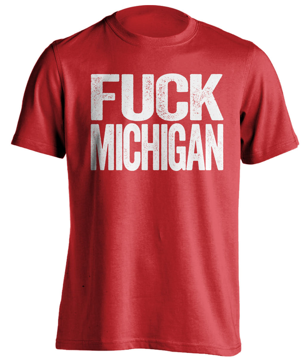 fuck wolverines wisconsin badgers shirt