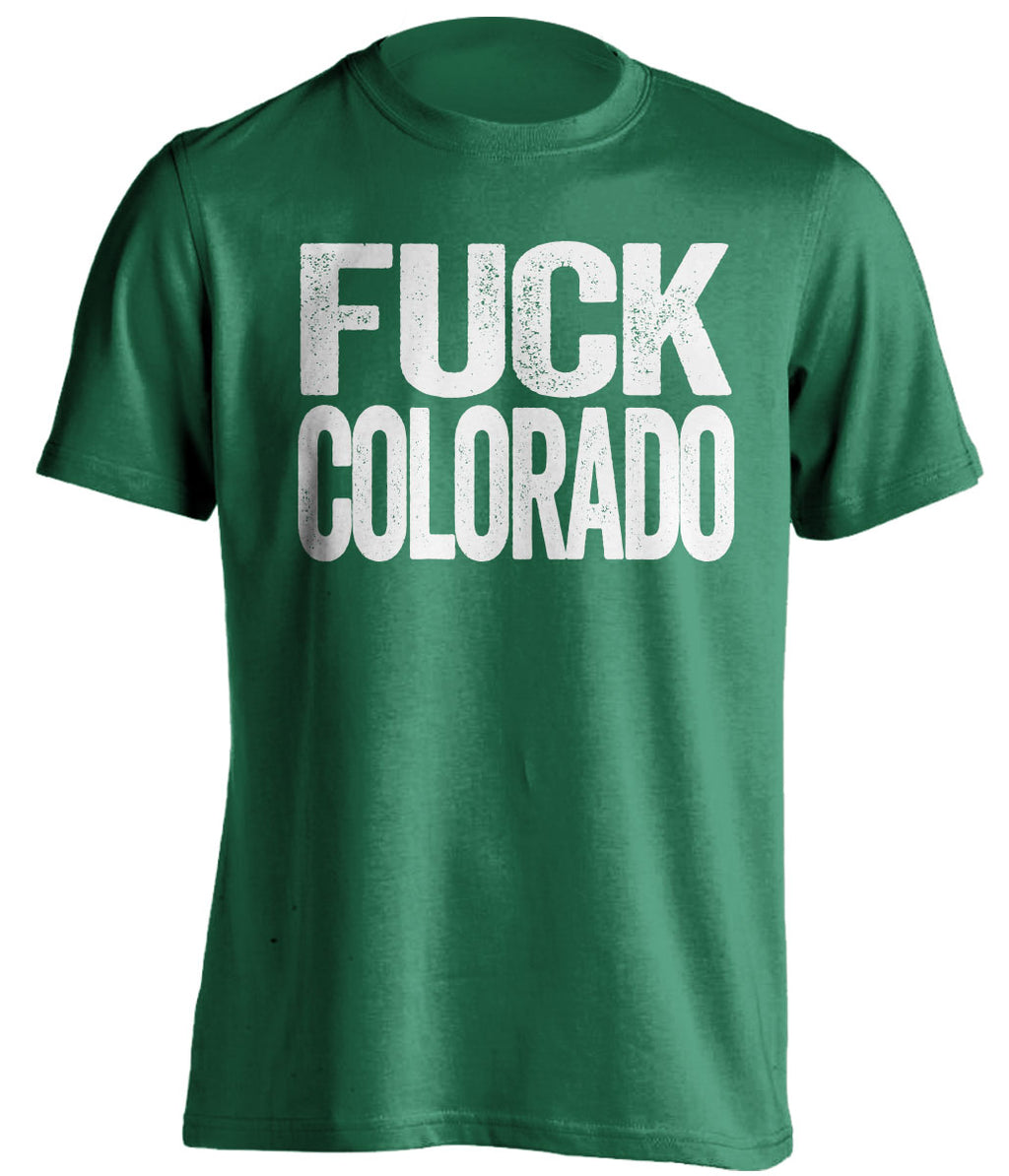 fuck colorado avs dallas stars green tshirt uncensored