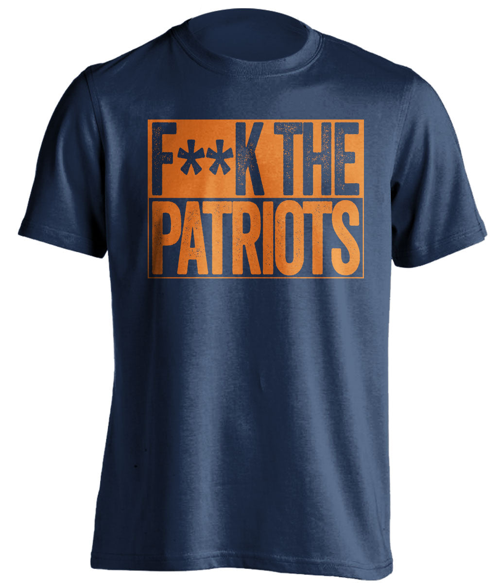 fuck the patriots chicago bears tee