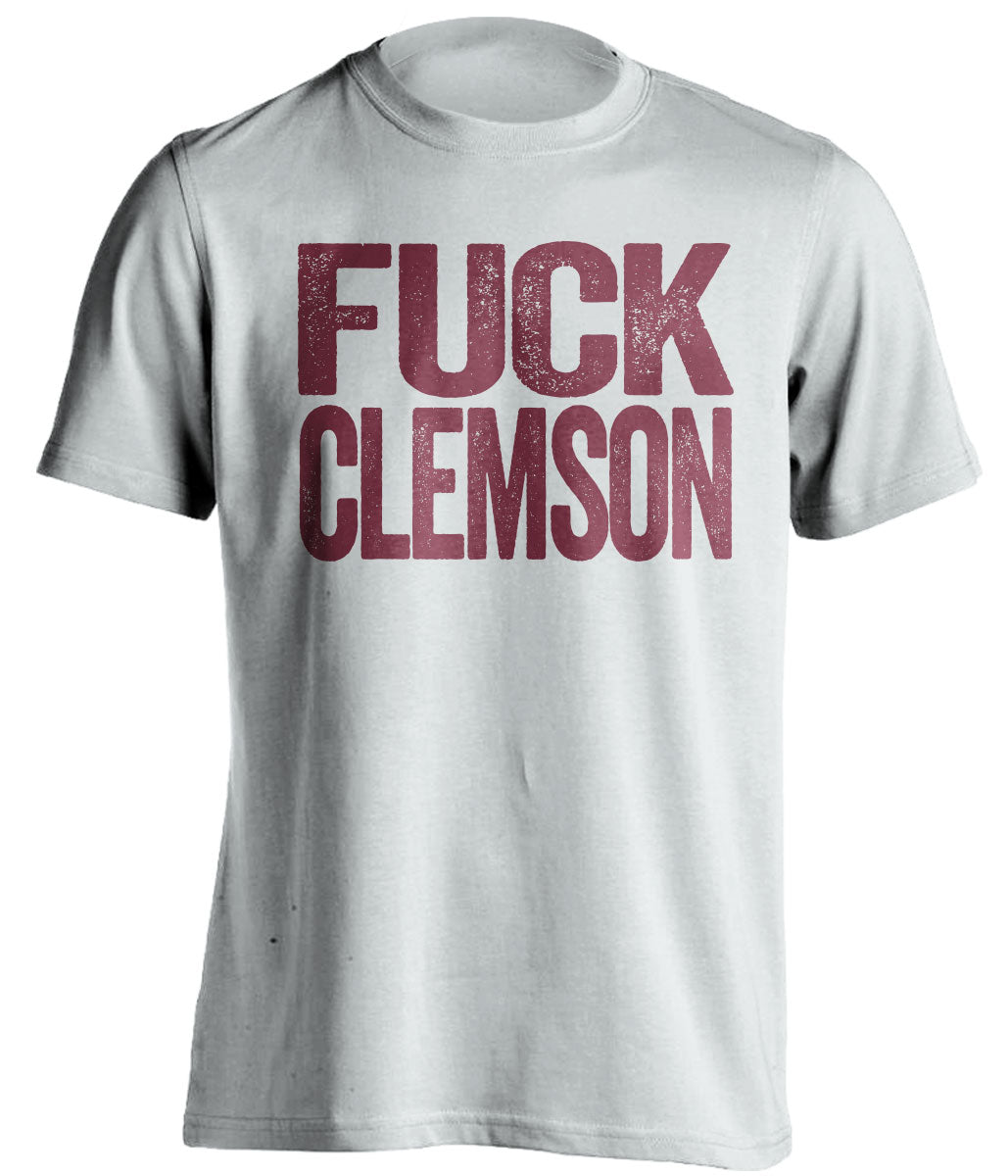 fuck clemson florida state noles white shirt uncensored