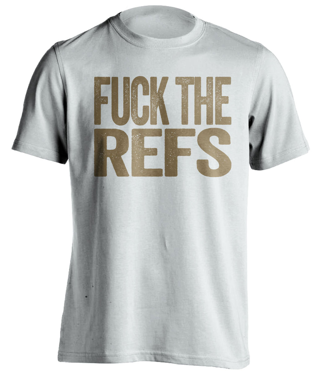 fuck the refs new orleans saints white shirt uncensored