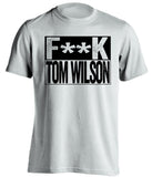 fuck tom wilson penguins fan censored white shirt